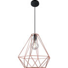 Pendente Facet G 1xe27 Rosê -or269|orluce